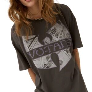 Wu-tang Graphic Tee with Bold Lettering